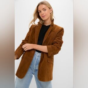 Tuckernuck Toffee Suede Leo Blazer Jacket